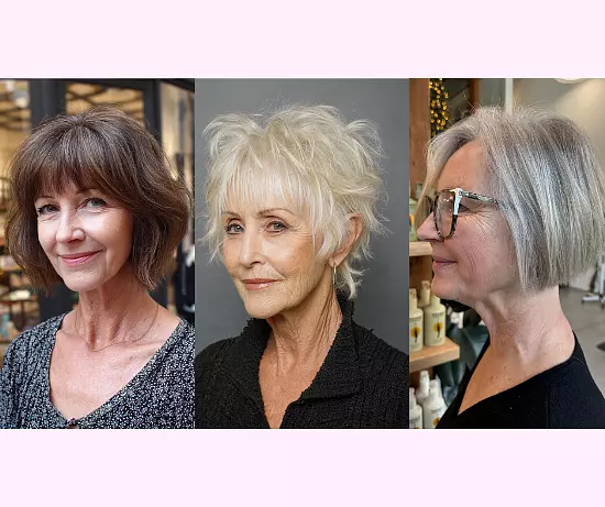 Voluminous Short Hairstyles For Women Over 70