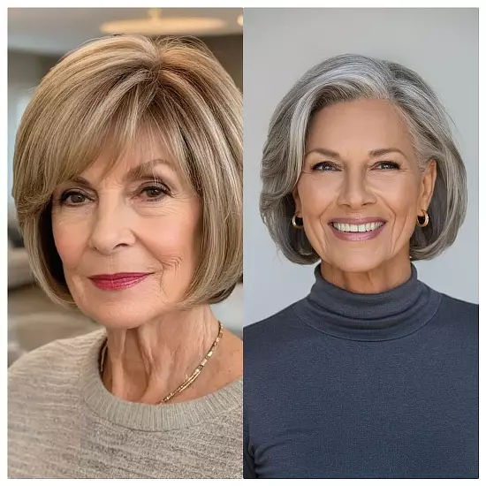 Latest Short Haircuts For Women Over 60