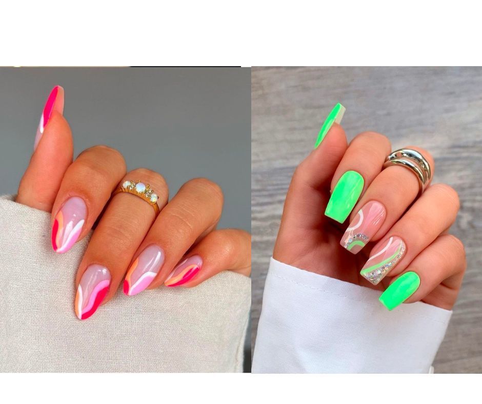 Funky Nail Art Inspo 🌈 SAVE | Gallery posted by Abigail Chater | Lemon8