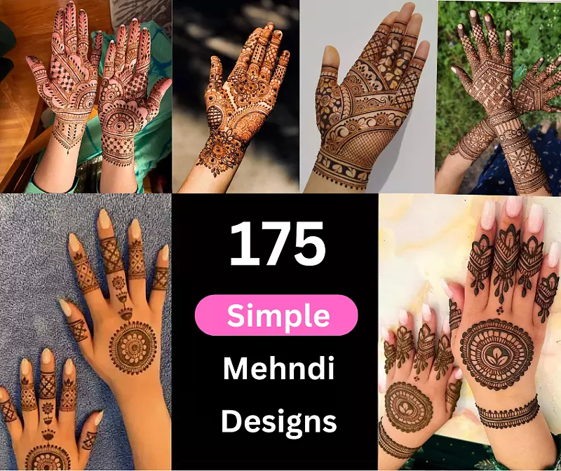 Simple Designass Latest Updated 60 Simple And Easy Mehndi Designs For 686x386