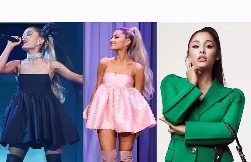 ariana grande short puffy dress Ariana Grande Lavender Short Bubble Mini Dress