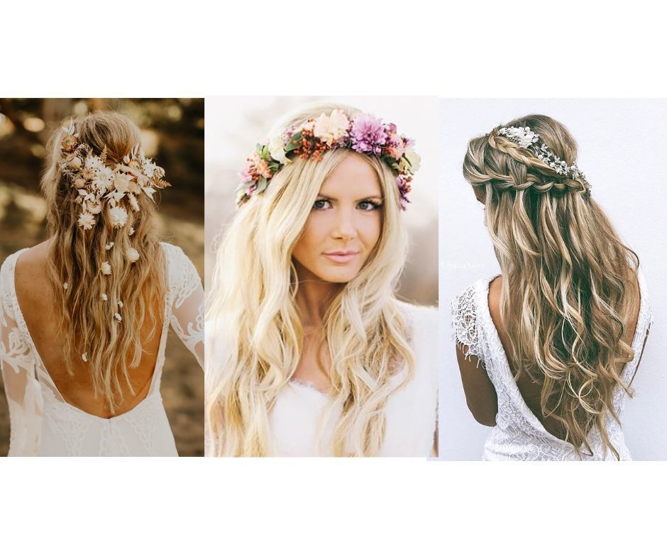 Wedding Hairstyles with Flowers  mywedding