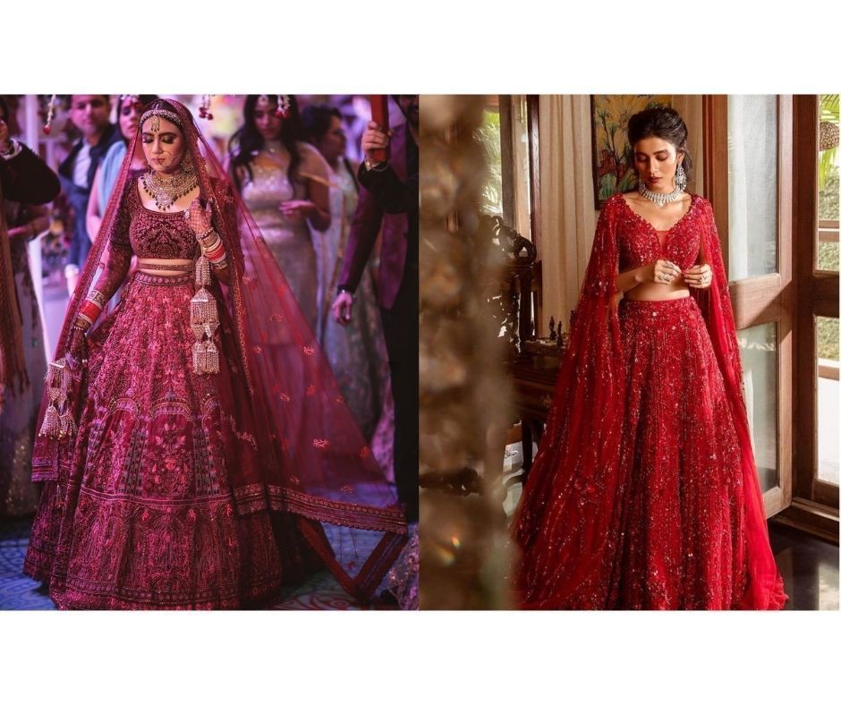 Indian Lehenga Choli Designs For Bridals In 2023-24 | FashionEven