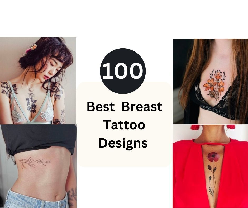 50 Charming Breast Tattoo Designs For Women  2023  Fabbon