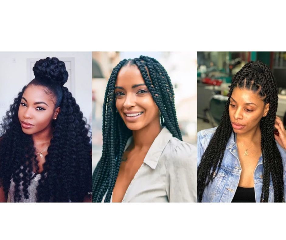 42 Passion Twists Spring Twist and Braided Hairstyles  Hello Bombshell   Box braids hairstyles for black women Braided hairstyles for black women  Braided hairstyles