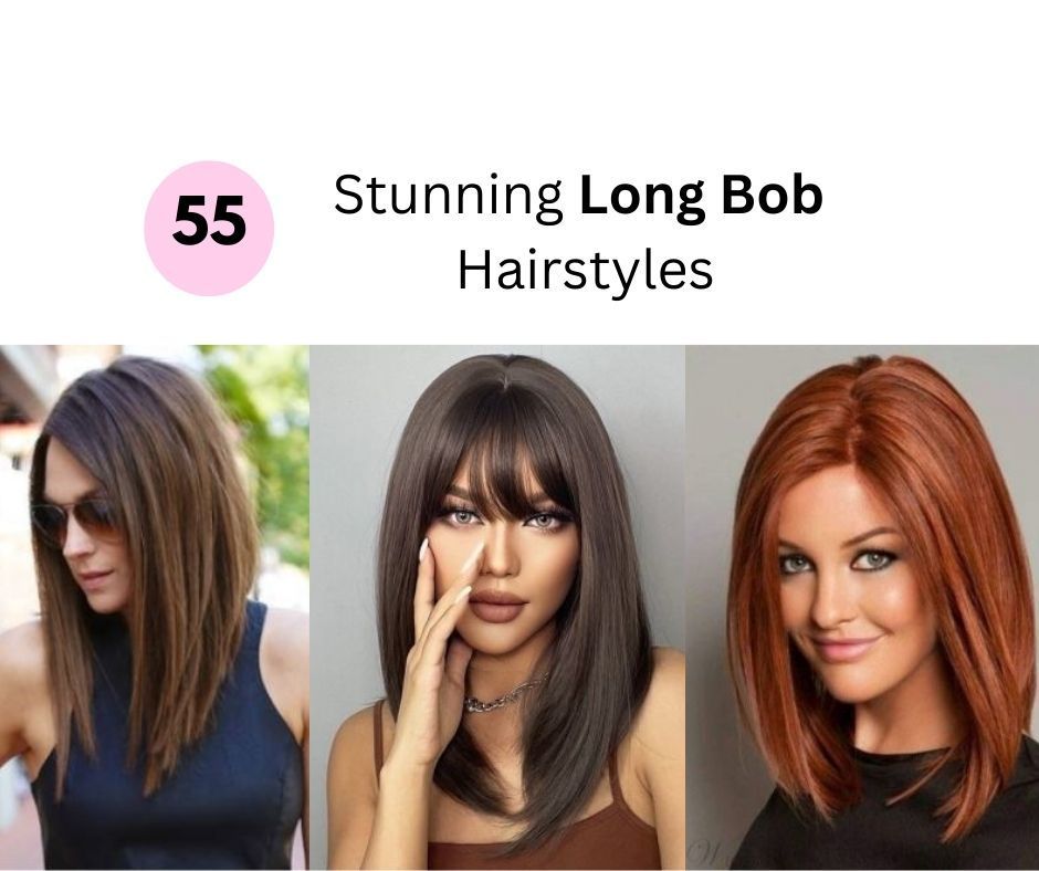 22 Stunning Long Bob Hairstyles  StylesRant  Growing out short hair  styles Long hair styles Thick hair styles