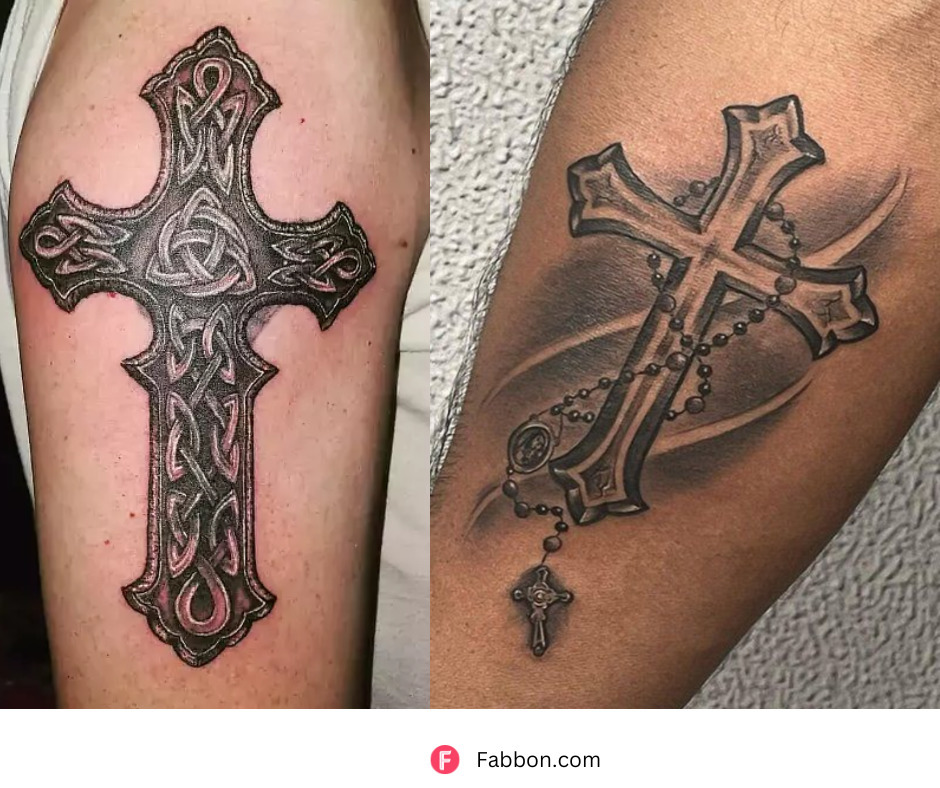 MARKED FOR LIFE TATTOOS - A beautiful cross for her grandma that just  passed | Facebook