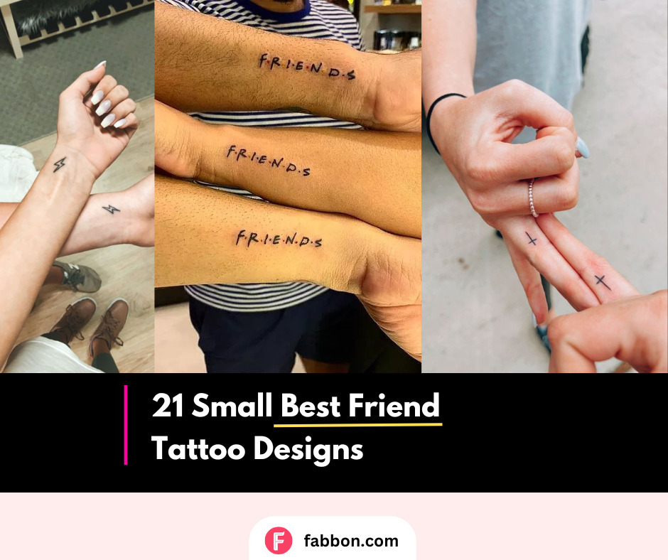 21 Small Best Friend Tattoos For A Lasting Friendship | Fabbon