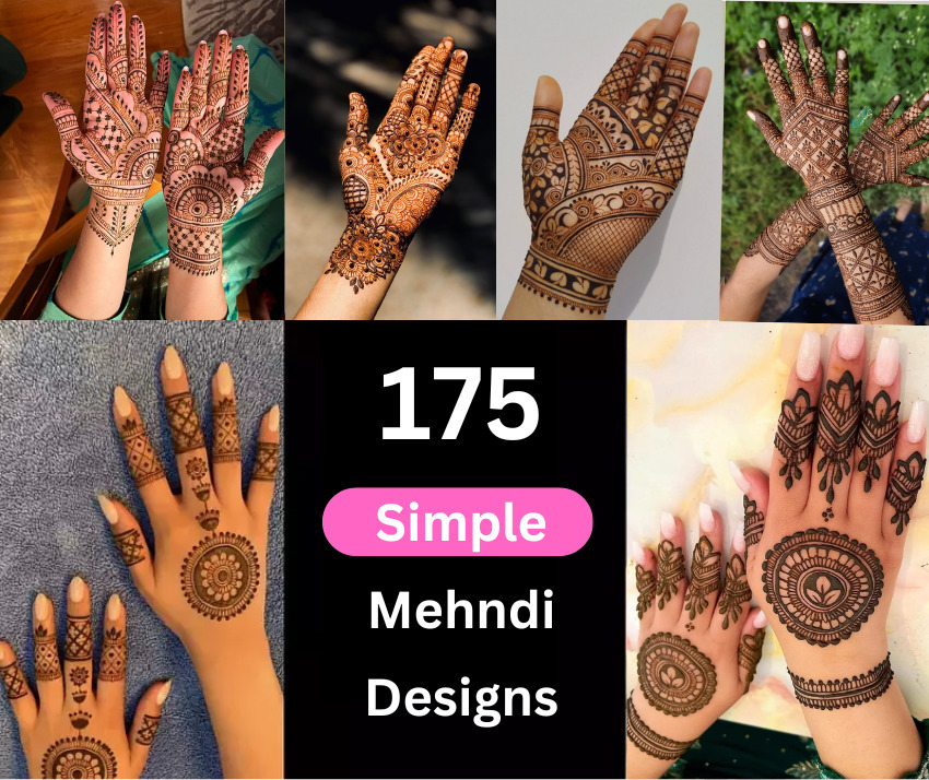 175 Simple And Easy Mehndi Designs (With Photos) For 2024 | Fabbon