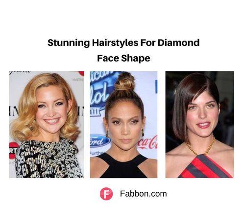 Hairstyles For Diamond Face Shape