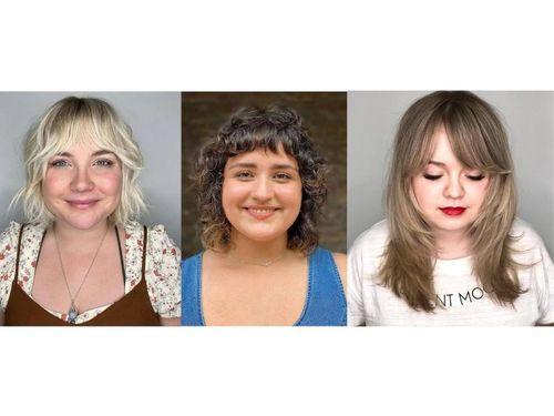 Trendy Bangs For Round Face