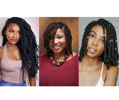 Kinky Twist hairstyles