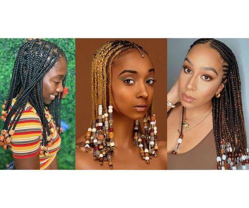 Box Braids With Beads