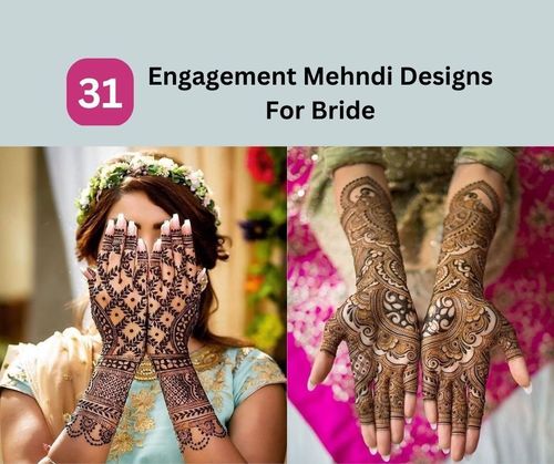 Engagement Mehndi Designs For Bride