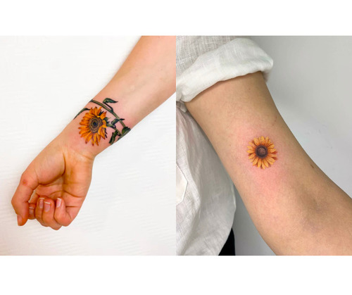 Sunflower Tattoo Designs