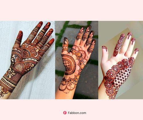 51 Best Front Hand Mehndi Designs - 2023 | Fabbon