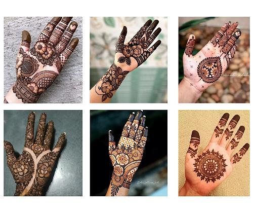 Front Hand Simple Mehndi Designs