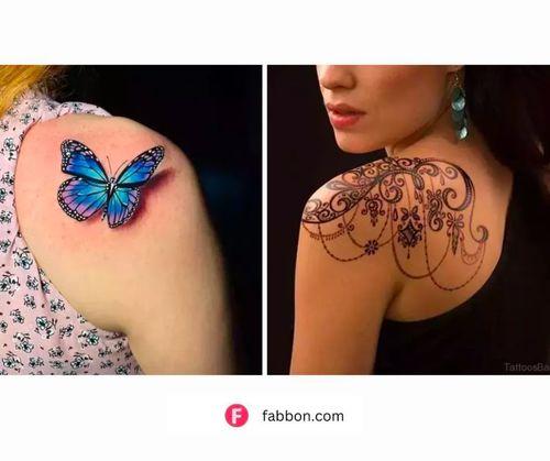 spooky witch makeup Shoulder Tattoos For Women
