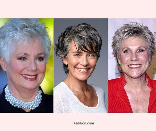 Short Choppy Hairstyles For Over 70