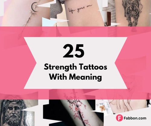 spooky witch makeup strength Tattoos with Meaning