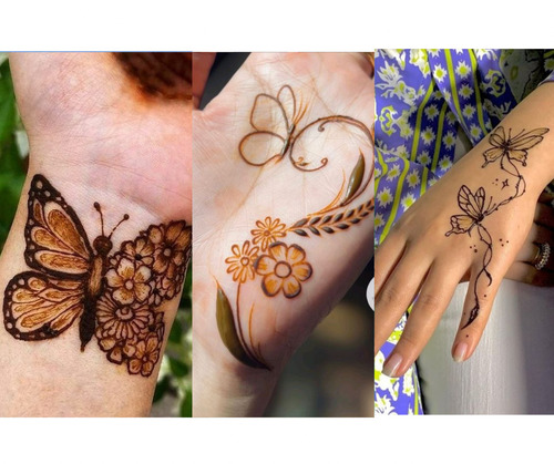 Butterfly Mehndi Designs