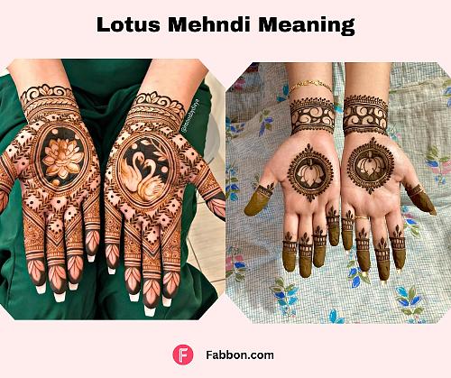 Lotus Mehndi Meaning
