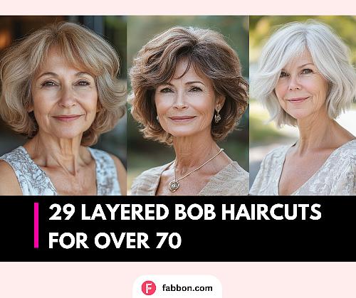 Layered Bob Hairstyles For Over 70