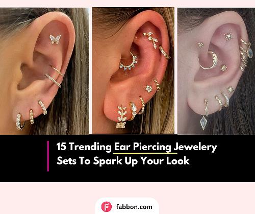 Trending Ear Piercing Jewelery Sets
