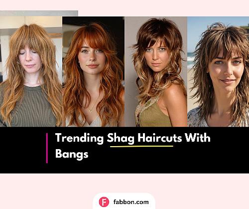 Shag Haircuts With bangs