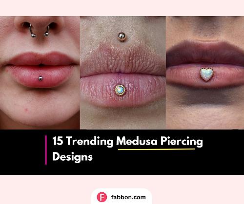 Medusa piercing designs