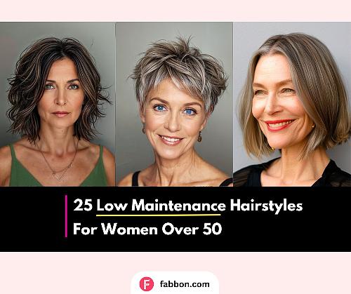Low Maintenance Hairstyles for Women Over 50