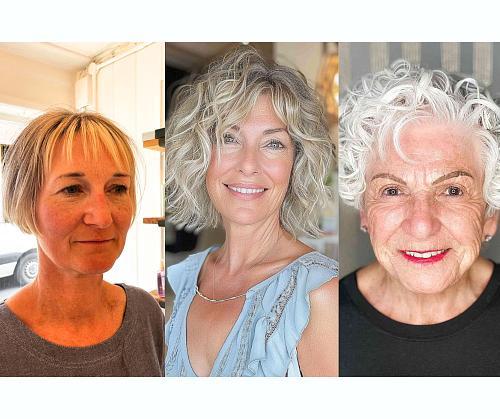 Messy Short Hairstyles For Older Women