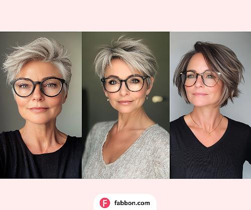 Best Hairstyles For Over 50 With Glasses