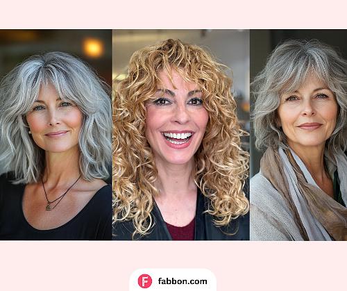 medium Shag haircuts For Older Women