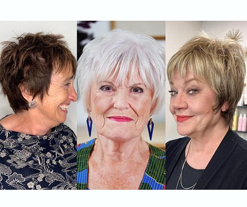 choppy hairstyles for women over 70