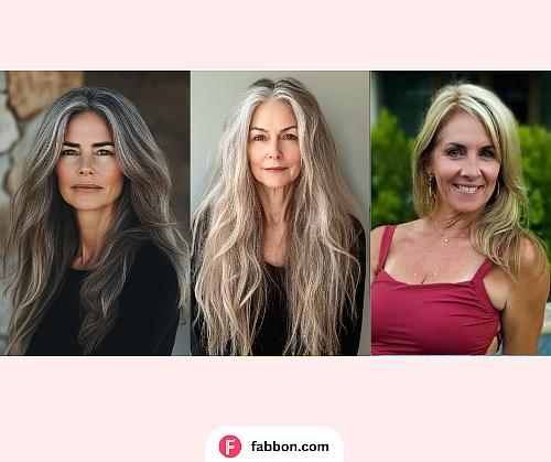 best Long hairstyles for women over 50