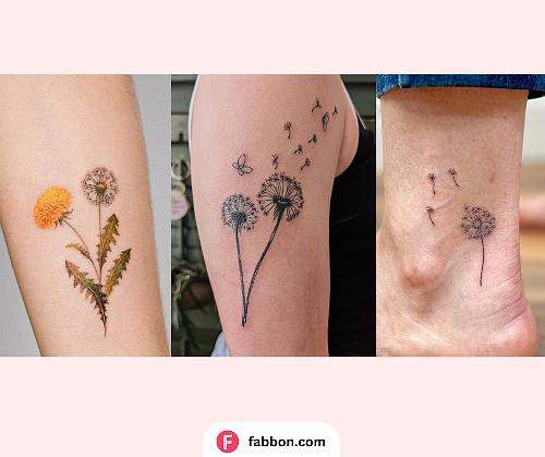 Dandelion Tattoo Designs