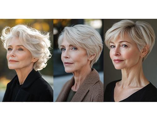 Most Popular Short hairstyles for women over 70