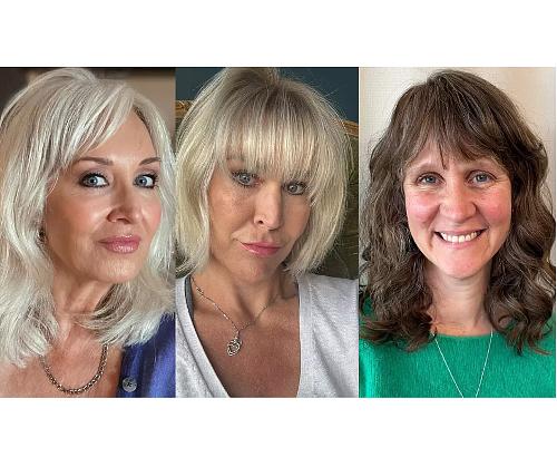 Hairstyles for women over 60 with Bangs