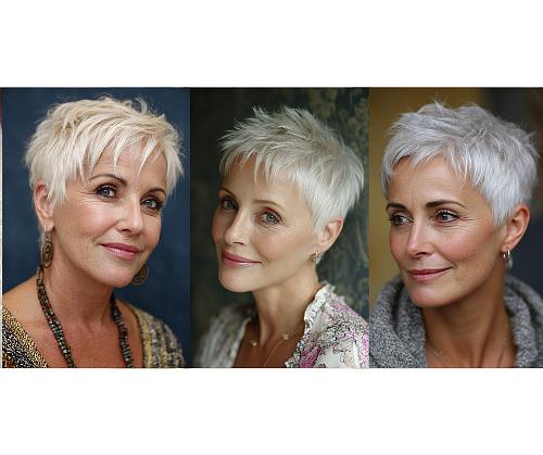 Latest Pixie Hairstyles For Women Over 50