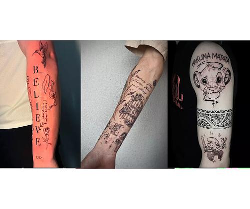 Trending Patchwork Tattoo Designs