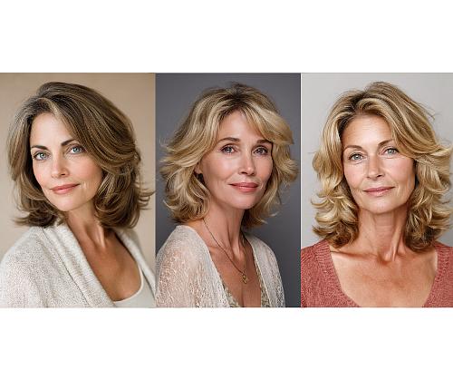 Medium Length Hairstyles For Older Women