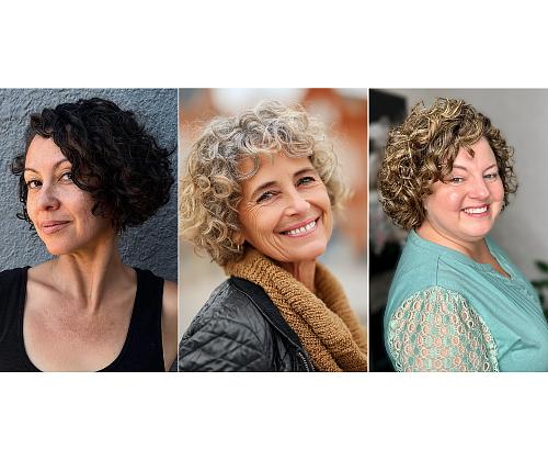 Trendy Curly Bob Hairstyles For Women Over 50