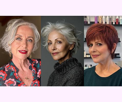 Short Layered Hairstyles For Women Over 60