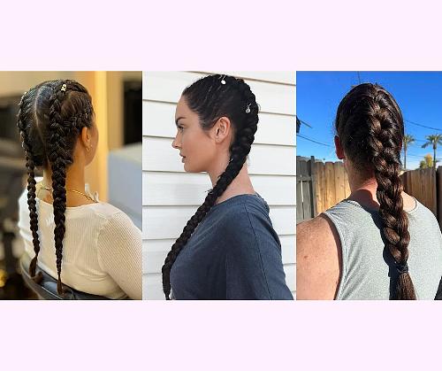 Gorgeous French Braids For Black Hair