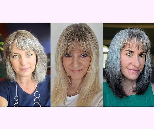 Trendy Hairstyles For Women Over 50 With Bangs