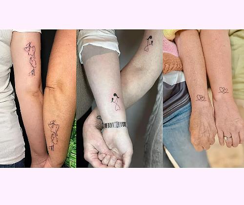 Stunning Mother Daughter Tatttoos With Deep Meaning