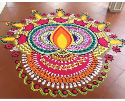 Indian rangoli patterns