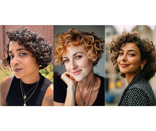 short curly hairstyles