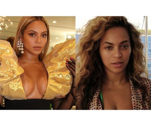 Beyonce no makeup